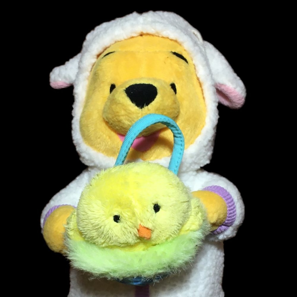 Easter Pal Winnie Pooh Lamb Costume Fisher Price Disney Plush Stuffed Toy 2003